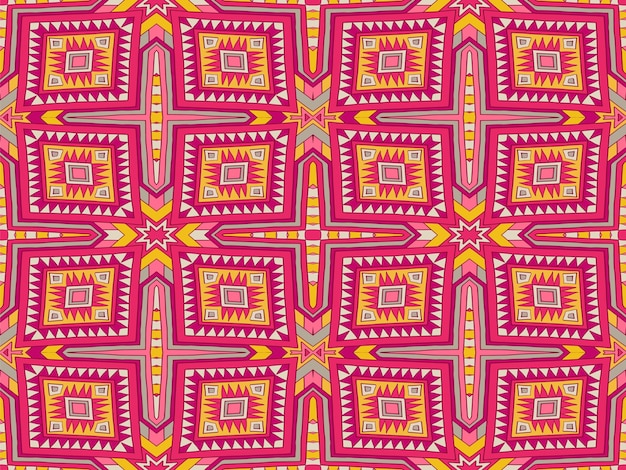 Fondo de ornamento colorido tribal Fondo de pantalla abstracto de estilo étnico