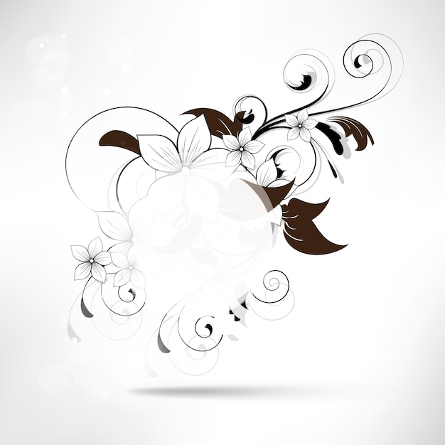 Fondo con ornamento floral