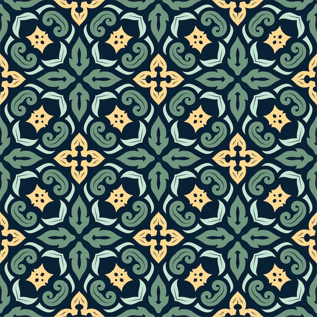 Fondo de ornamento de patrón. Diseño de lujo impecable listo para imprimir