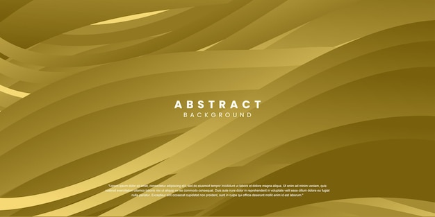 Fondo de oro abstracto elegante diseño gráfico futurista