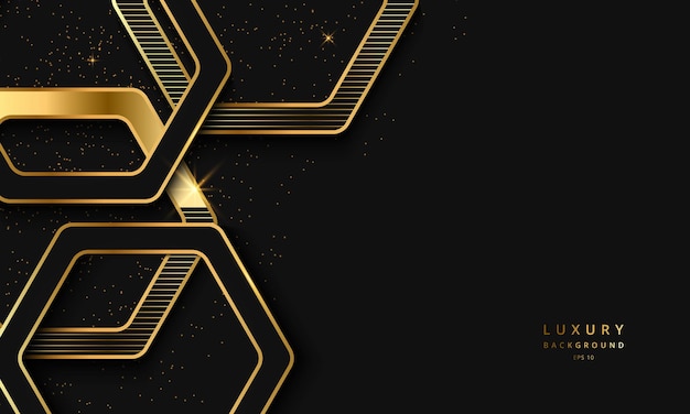 Fondo de oro abstracto con elemento dorado y textura concepto de fondo de lujo