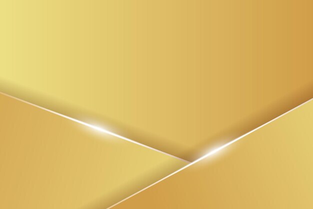 Fondo de oro abstracto con líneas y efecto de brillo ilustración