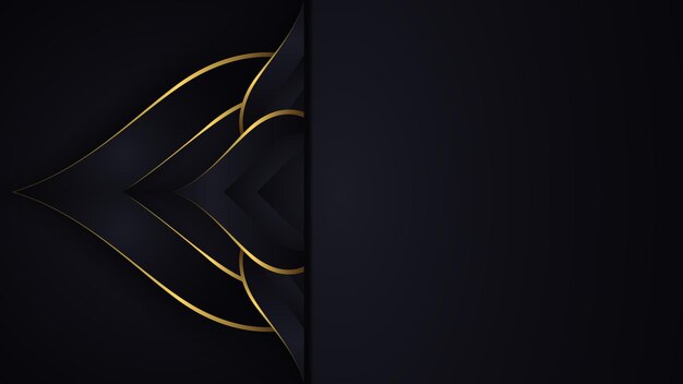 Fondo con oro de lujo