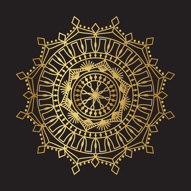 Fondo de oro Mandala