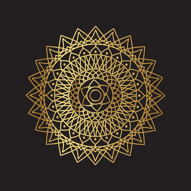 Fondo de oro mandala