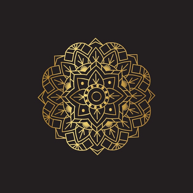 Fondo de oro mandala