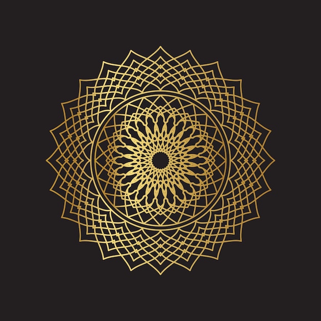 Fondo de oro mandala