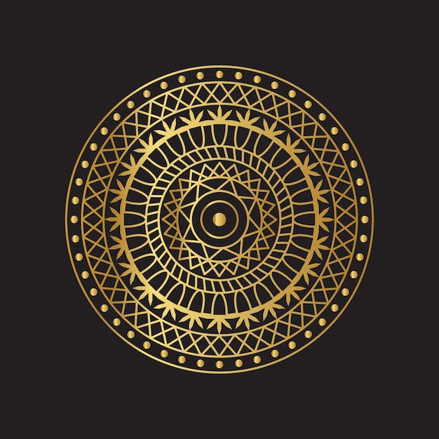 Fondo de oro mandala