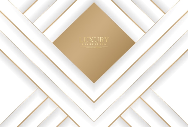 Fondo de oro premium Ilustración vectorial de patrones de lujo