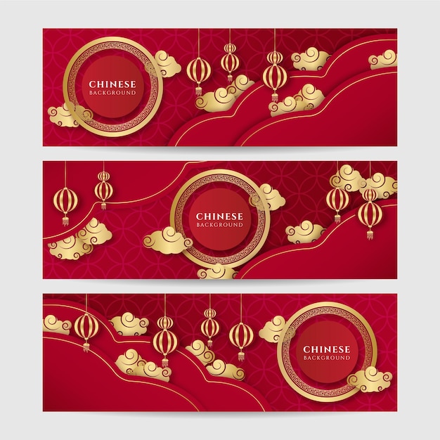 Fondo de oro rojo de china china. china china año nuevo 2022 año del tigre rojo y flor dorada y elementos asiáticos papel cortado con estilo artesanal en el fondo.