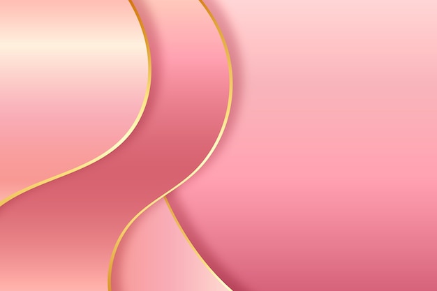 Fondo de oro rosado en gradiente
