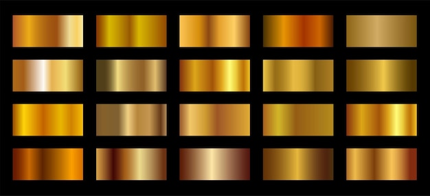 Fondo de oro textura vector icono de patrones sin fisuras Luz realista elegante brillante metálico y dorado ilustración degradado