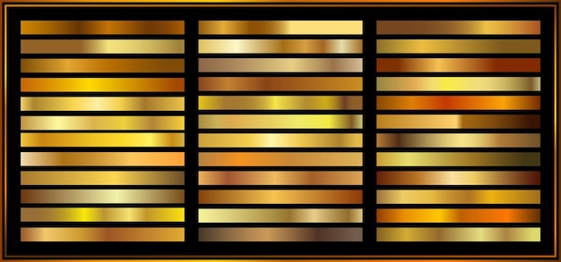 Fondo de oro textura vector icono de patrones sin fisuras Luz realista elegante brillante metálico y dorado ilustración degradado