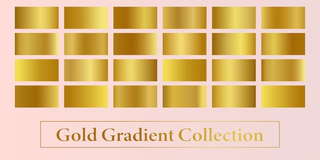 Fondo de oro textura vector icono de patrones sin fisuras Vector oro cobre latón y metal degradado plantilla