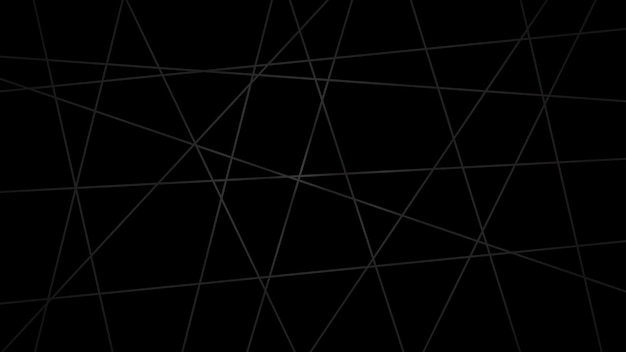 Fondo oscuro abstracto de líneas que se cruzan en colores negros