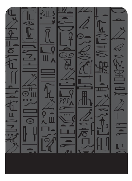 Fondo oscuro de Egipto