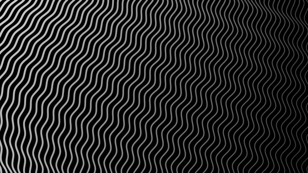 Fondo oscuro con líneas onduladas abstracto para estilo de tela o telón de fondo