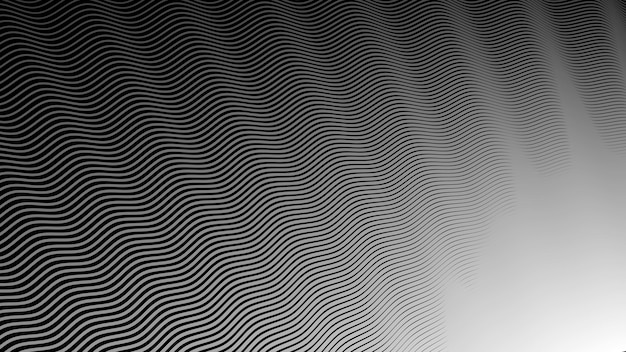 Fondo oscuro con líneas onduladas abstracto para estilo de tela o telón de fondo