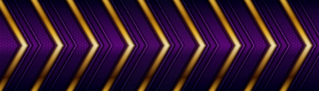Fondo oscuro de lujo moderno con elementos dorados de línea