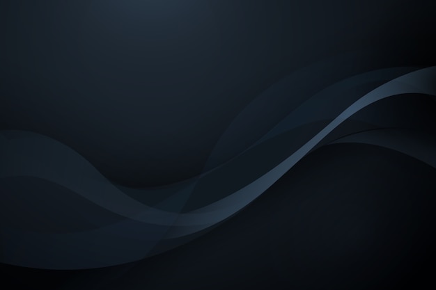 Fondo oscuro con olas