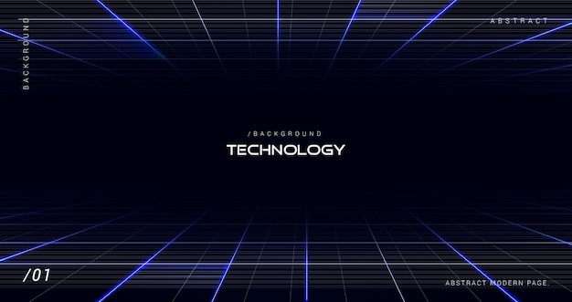 Fondo oscuro de perspectiva de tecnología digital
