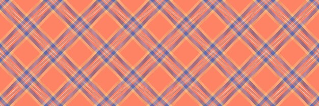Fondo de otoño de patrones sin fisuras tela a cuadros de moda Textura de cumpleaños comprobar vector de tartán en colores rojo y azul