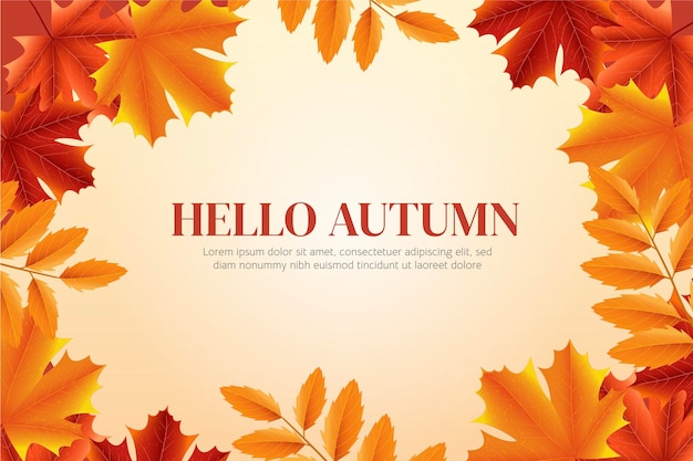 Fondo de otoño