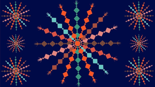 El fondo del paisaje de Mandala
