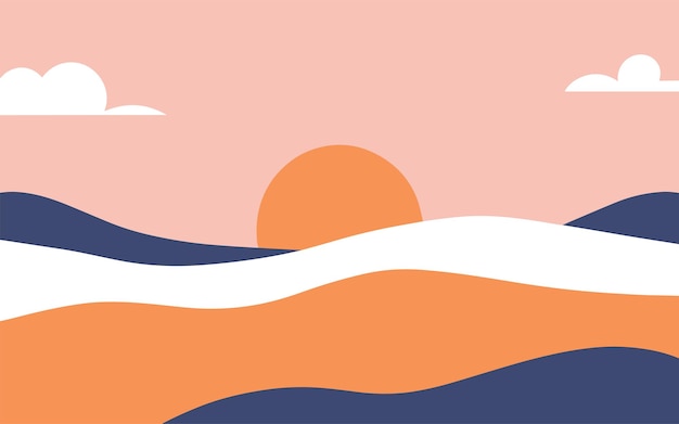 Fondo del paisaje de otoño