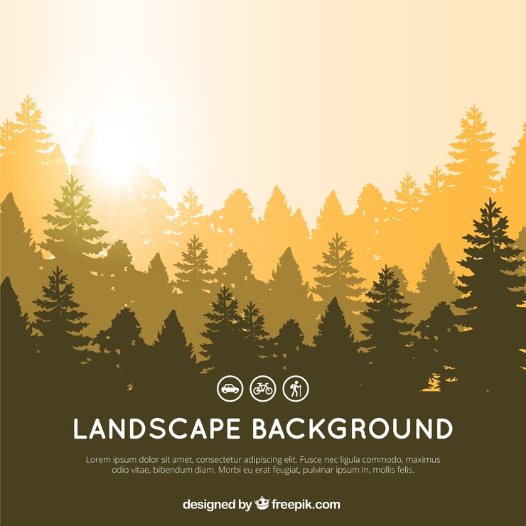 Vector fondo del paisaje