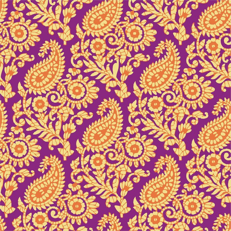 Fondo de paisley sin costuras