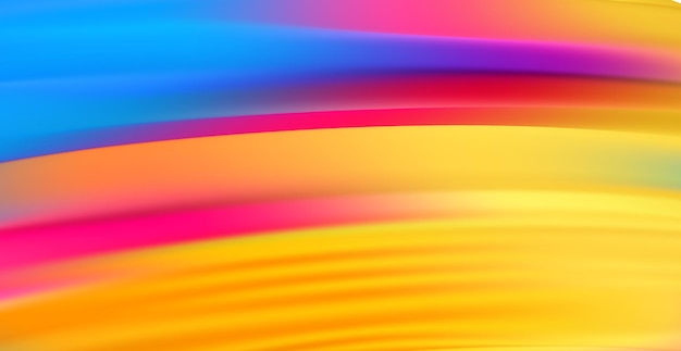 Fondo panorámico arco iris plantilla web abstracta Vector