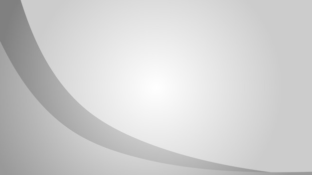 Fondo de pantalla abstracto blanco y gris para presentaciones con degradado e imagen vectorial lineal
