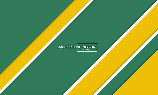 Fondo de pantalla abstracto de color verde y amarillo | Vector Premium