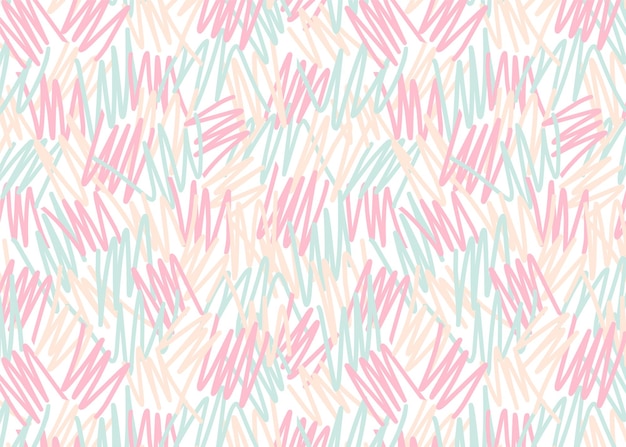 Vector fondo de pantalla abstracto garabato de patrones sin fisuras