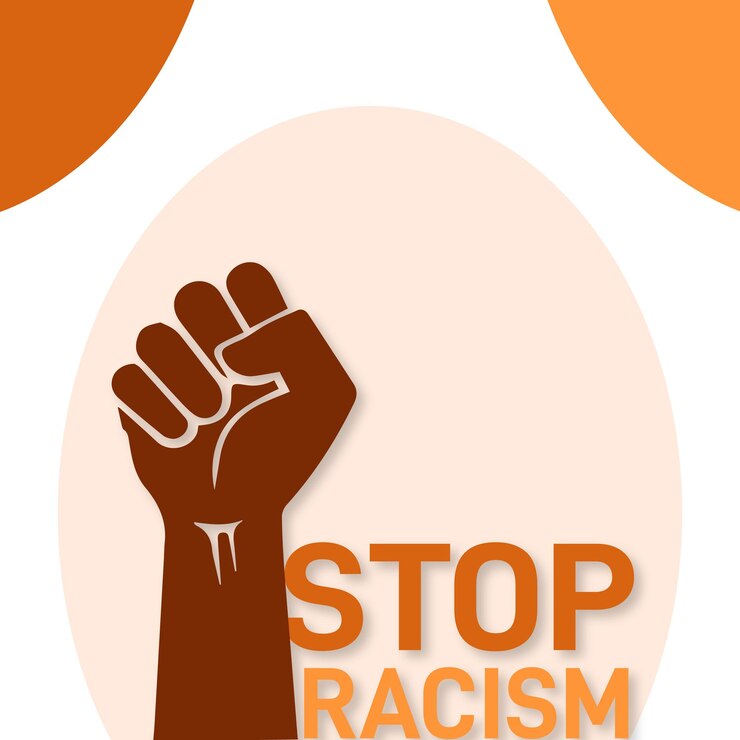 Fondo de pantalla de Black Lives Matter, Stop Racism, igualdad, silueta de hombre negro