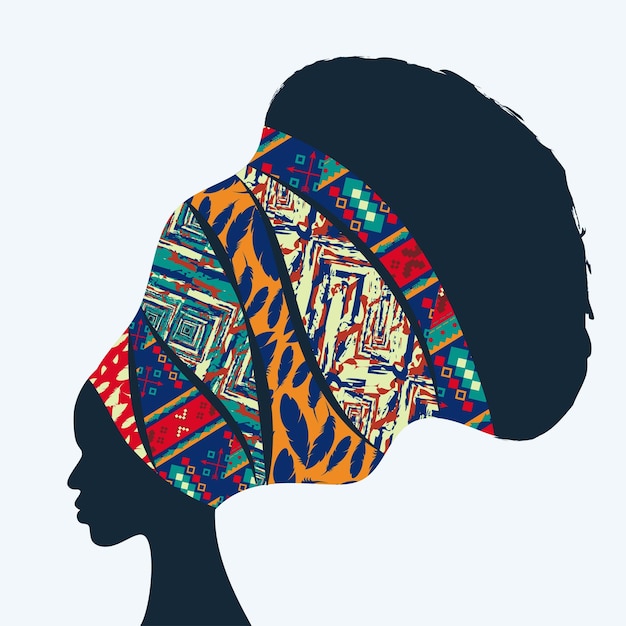 Fondo de pantalla de cabeza de mujer africana