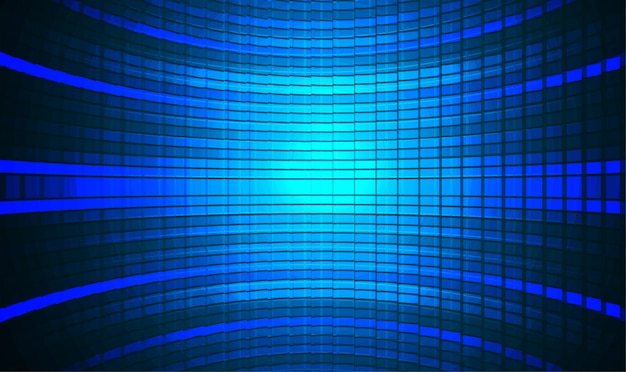 Fondo de pantalla de cine azul LED