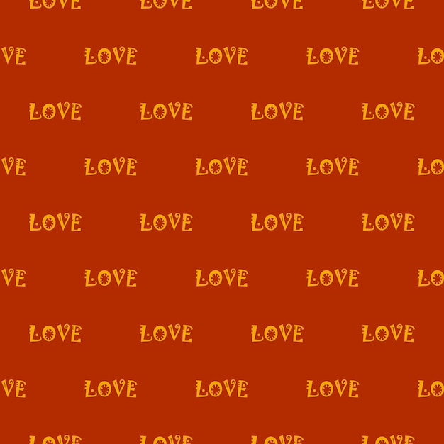 Fondo de pantalla de diseño de patrones sin fisuras de texto de amor especial para el amor un fondo de patrón sin costuras