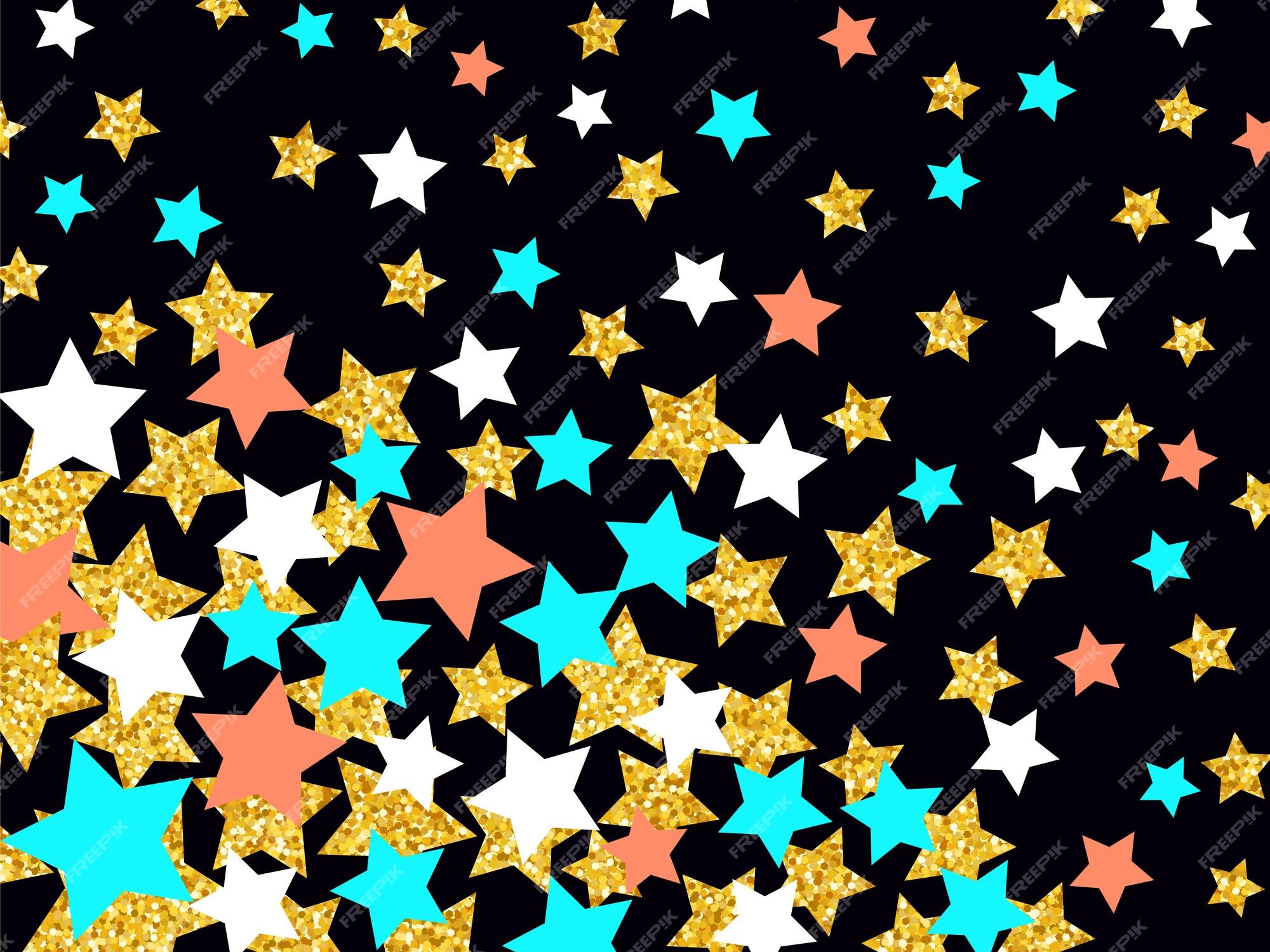 Fondo de pantalla de estrellas de brillo dorado fondo de vacaciones estrellas de destellos dorados | Vector Premium Fondo de pantalla de estrellas de brillo dorado fondo de vacaciones estrellas de destellos dorados | Vector Premium