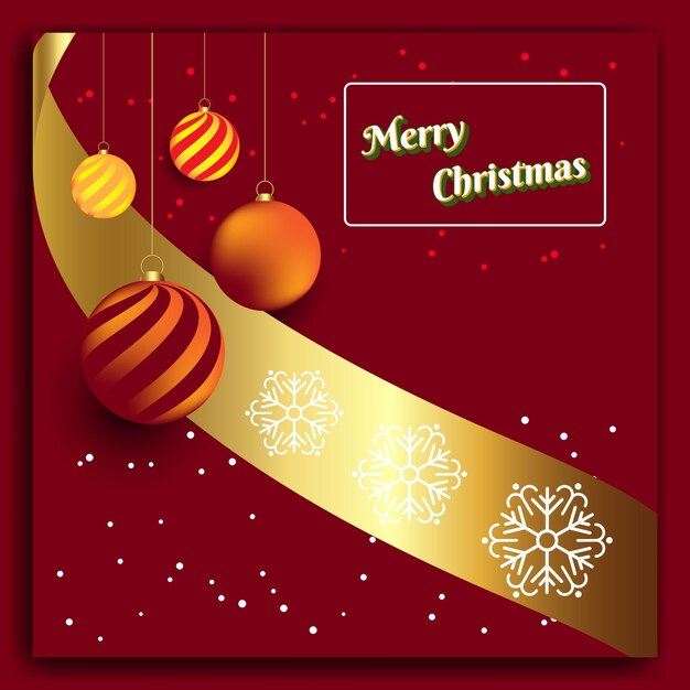 Fondo de pantalla de feliz Navidad con linternas doradas y cintas.