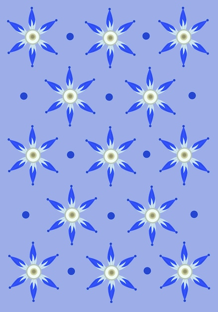 Fondo de pantalla de flores de estrella azul