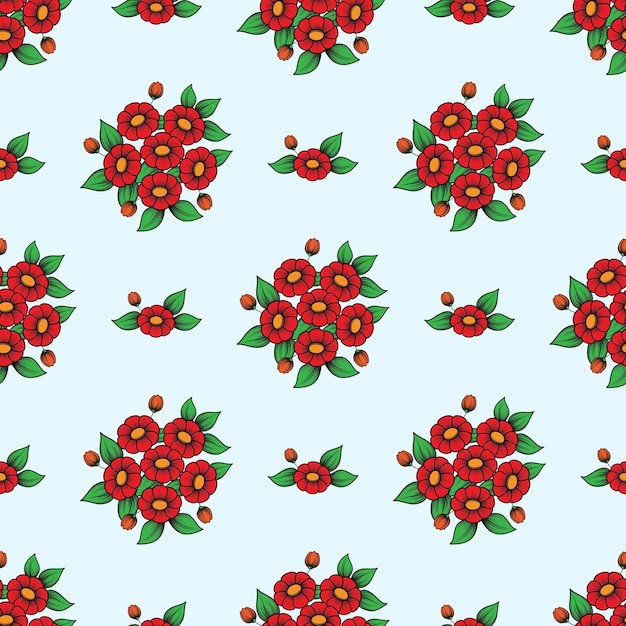 Fondo de pantalla de flores rojas transparente