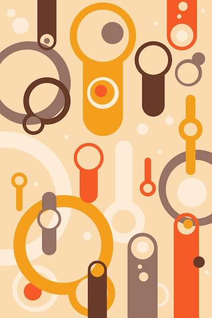 fondo de pantalla de fondo de círculo abstracto lindo 02
