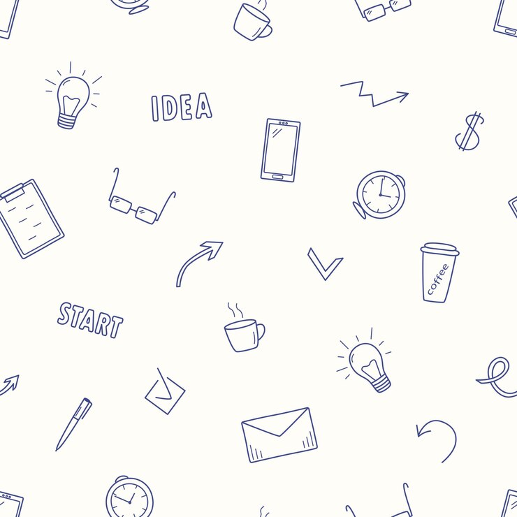 Fondo de pantalla de fondo de concepto de negocio de patrones sin fisuras finanzas o economía