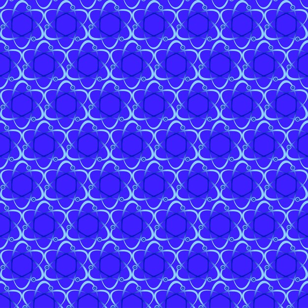 Fondo de pantalla con la imagen de una silueta de un átomo volador