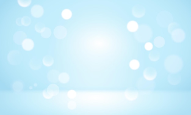 Fondo de pantalla de luces bokeh realistas vectoriales