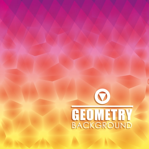 Fondo de pantalla o fondo de geometría, ilustración vectorial eps10