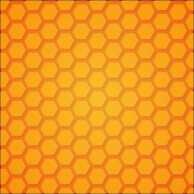 Vector fondo de pantalla de panal de abeja