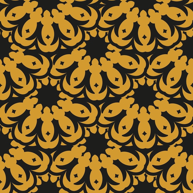 Fondo de pantalla en una plantilla de estilo vintage elemento floral indio ornamento gráfico para embalaje de envoltura de tela de papel tapiz ornamento floral abstracto oriental ilustración de vector de estilo simple